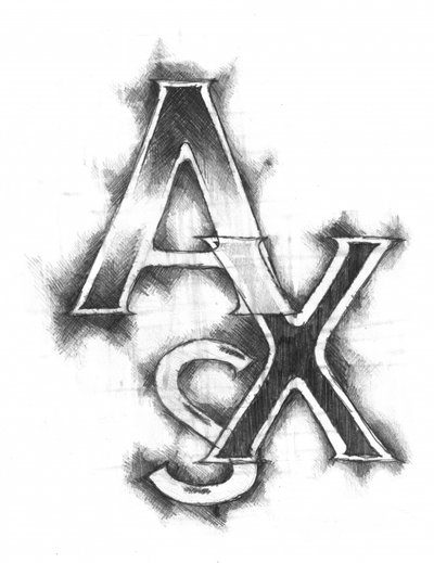 Graphic Letter Overlay by Kulik