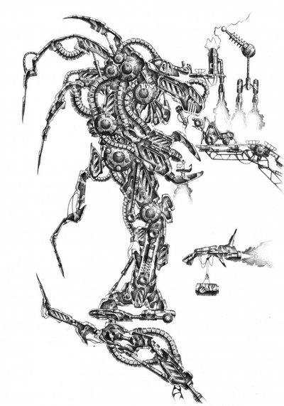 Industrial Mechanical Golem by Kulik