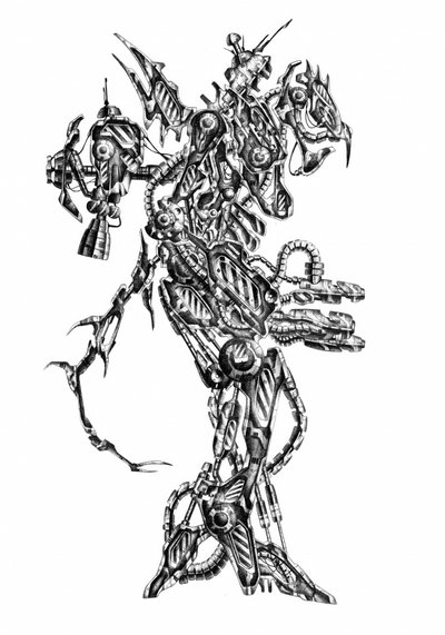 Intricate Mechanical Creature by Kulik