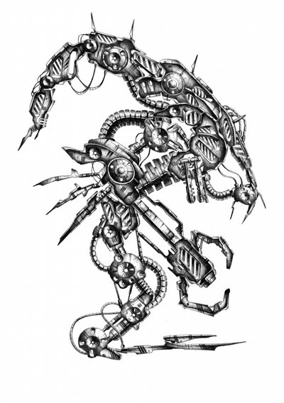 Mechanical Sci-Fi Creature by Kulik