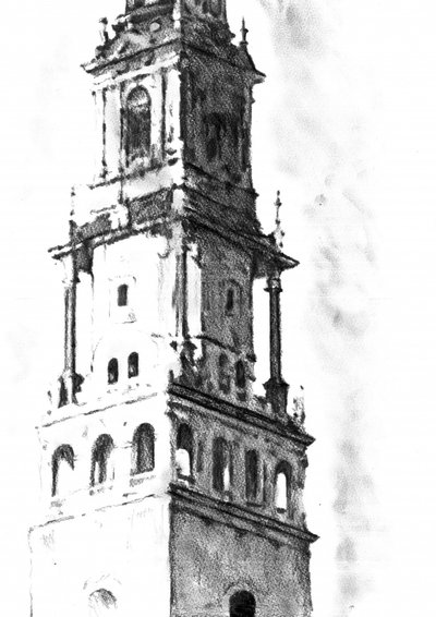 Ornate Church Tower by Kulik