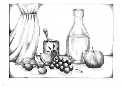 Pencil Still Life by Kulik