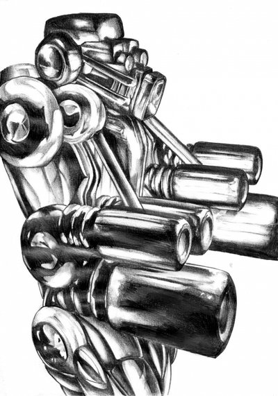 Reflective Mechanical Components by Kulik