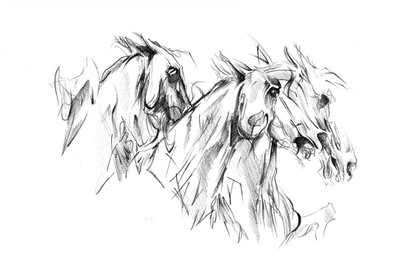 Running Wild Horses by Kulik