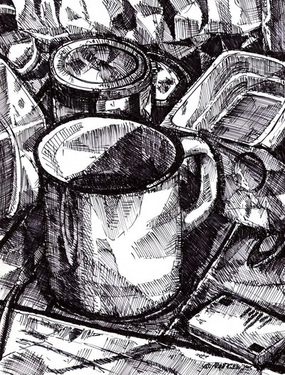Rustic Mug Still Life by Kulik