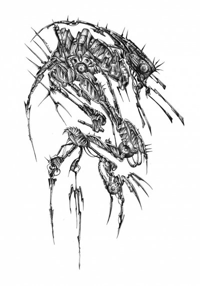 Spiked Mechanical Creature by Kulik