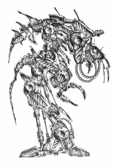 Steampunk Robot Monster by Kulik