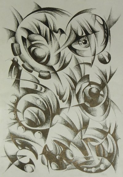 Surreal Mechanical Eye by Kulik