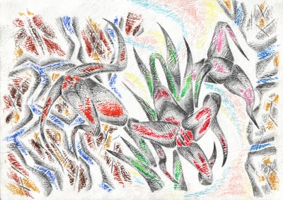Vibrant Abstract Forms by Kulik