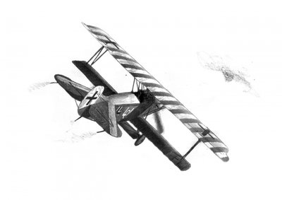 WWI Triplane Combat by Kulik