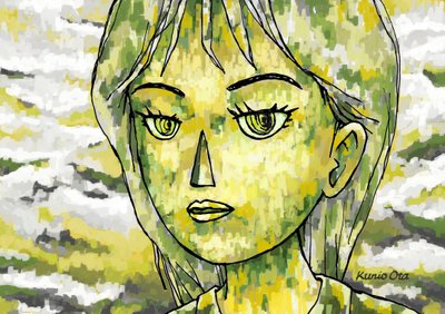 A Woman in the Sun Type 2 by Kunio Ota