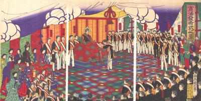View of the Issuance of the Constitution by Kunitoshi