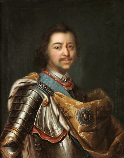 Portrait of Emperor Peter I the Great by Kupecky