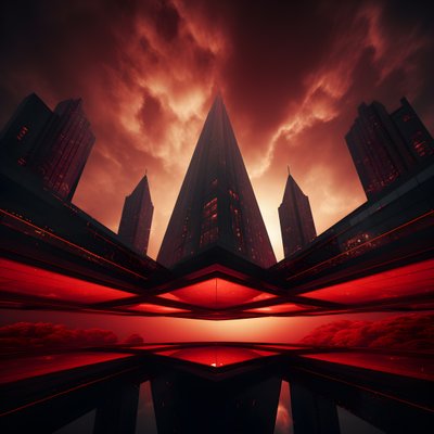 The Thirty-Fifth Picture Since Mountains Touched the Sky 2 by Kurt Heppke