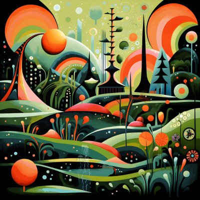 The Fifty-Seventh Picture Since a Timeless Choir Echoes Endlessly 2 by Kurt Heppke