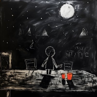 A Picture Drawn by a 3-Year-Old Child 3 by Kurt Heppke