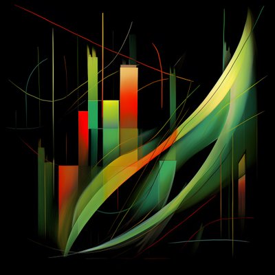 A Stock Market Trend in Picasso Style 1 by Kurt Heppke