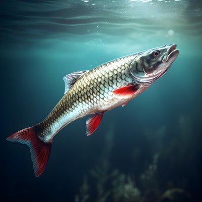 A Snoek, a Type of Fish, Caught on a Fishing Line 1 by Kurt Heppke