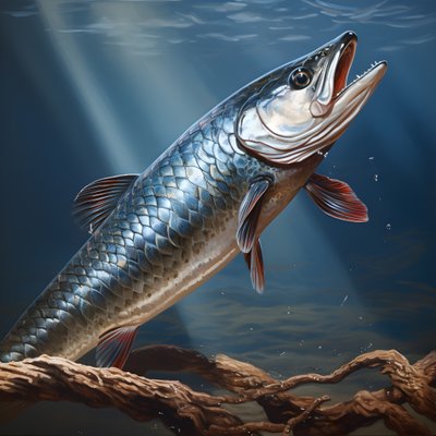 A Snoek, a Type of Fish, Caught on a Fishing Line 4 by Kurt Heppke