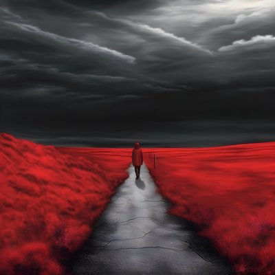 A Long Red Road. Walking. Like the Hero Who Never Ran. 3 by Kurt Heppke