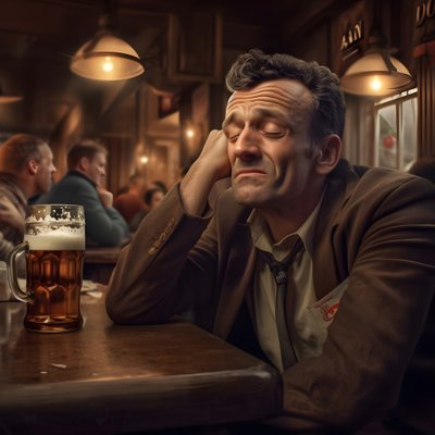 Photorealistic Austrian Man in His Work Clothes 2 by Kurt Heppke
