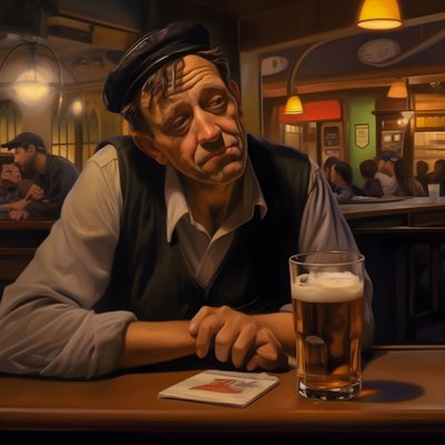 Photorealistic Austrian Man in His Work Clothes 3 by Kurt Heppke