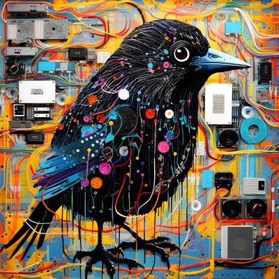 Graffiti Bird 1 by Kurt Heppke