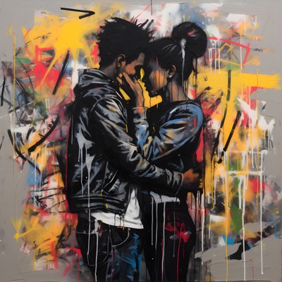 Man and Woman Embracing 3 by Kurt Heppke