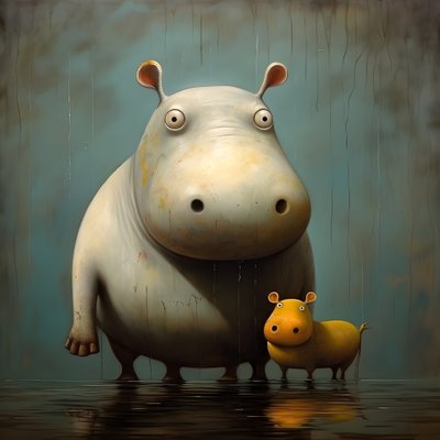 My Pet is a Hippopotamus 3 by Kurt Heppke