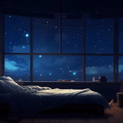 Scene of a Large Window in a Lower Level Bedroom 4 by Kurt Heppke