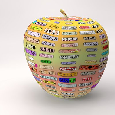 Framed Apple by Kurt Heppke
