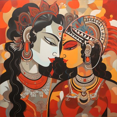 Krishna & Rupa 4 by Kurt Heppke