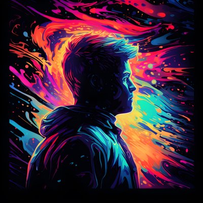 Staring into the Void, Nebula, Space, Cosmic 3 by Kurt Heppke