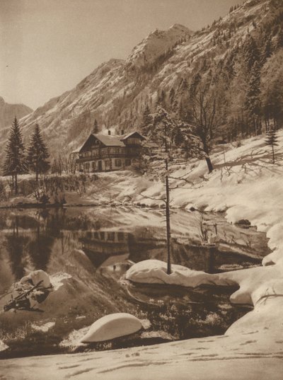 The Christles-See near Oberstdorf by Kurt Hielscher