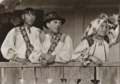 Romania: Boinesti, In the Veranda by Kurt Hielscher