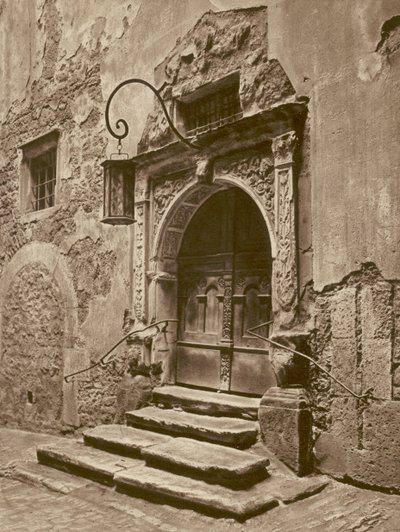 Rothenburg-on-the-Tauber, Doorway of the Old Town Hall by Kurt Hielscher