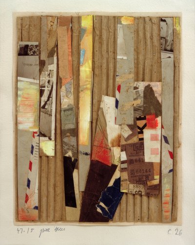 47. 15 Pine Trees c 26 by Kurt Schwitters