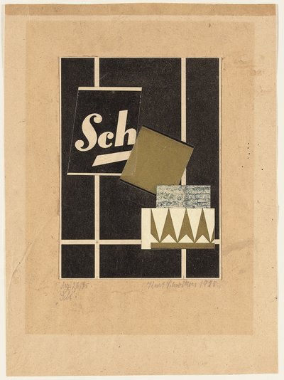 Mz 26,45 Sch. by Kurt Schwitters