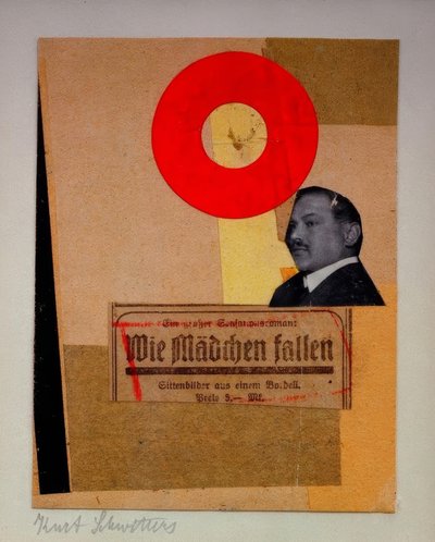 Untitled (How Girls Fall) by Kurt Schwitters