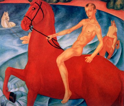Bathing of the Red Horse by Kuz