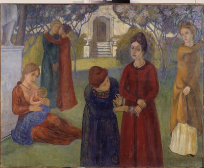 The Language of Flowers by Kuzma Sergeevich Petrov Vodkin
