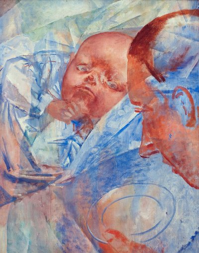 Mother and Child by Kuzma Sergeevich Petrov Vodkin