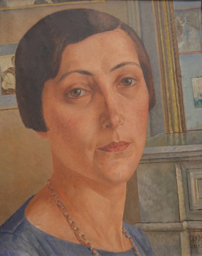 Portrait of Salomea Nikolayevna Andronikova, 1888-1982 by Kuzma Sergeevich Petrov Vodkin