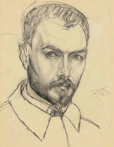 Self-Portrait by Kuzma Sergeevich Petrov Vodkin