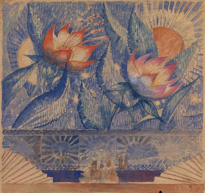 Stage Design by Kuzma Sergeevich Petrov Vodkin
