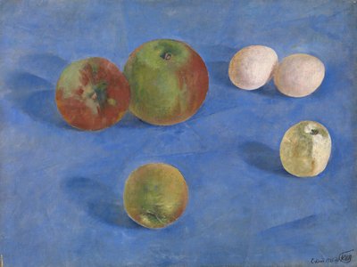 Still Life. Apples and Eggs, 1921 by Kuzma Sergeevich Petrov Vodkin