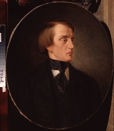 Portrait of the Russian literary critic Vissarion Belinski by Kyrill Antonovitch Gorbunov