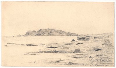Monte Pellegrino Seen from the Coast at Palermo by Laurits Andersen Ring