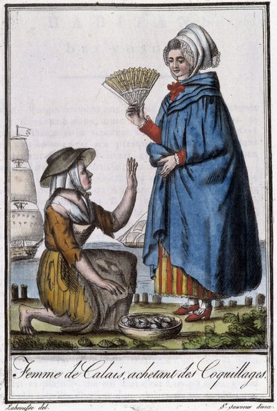 Woman of Calais Buying Shells - in 