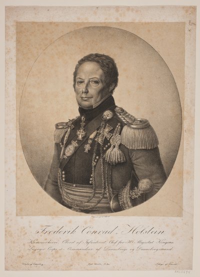 Frederik Conrad Holstein by L. Frænckel